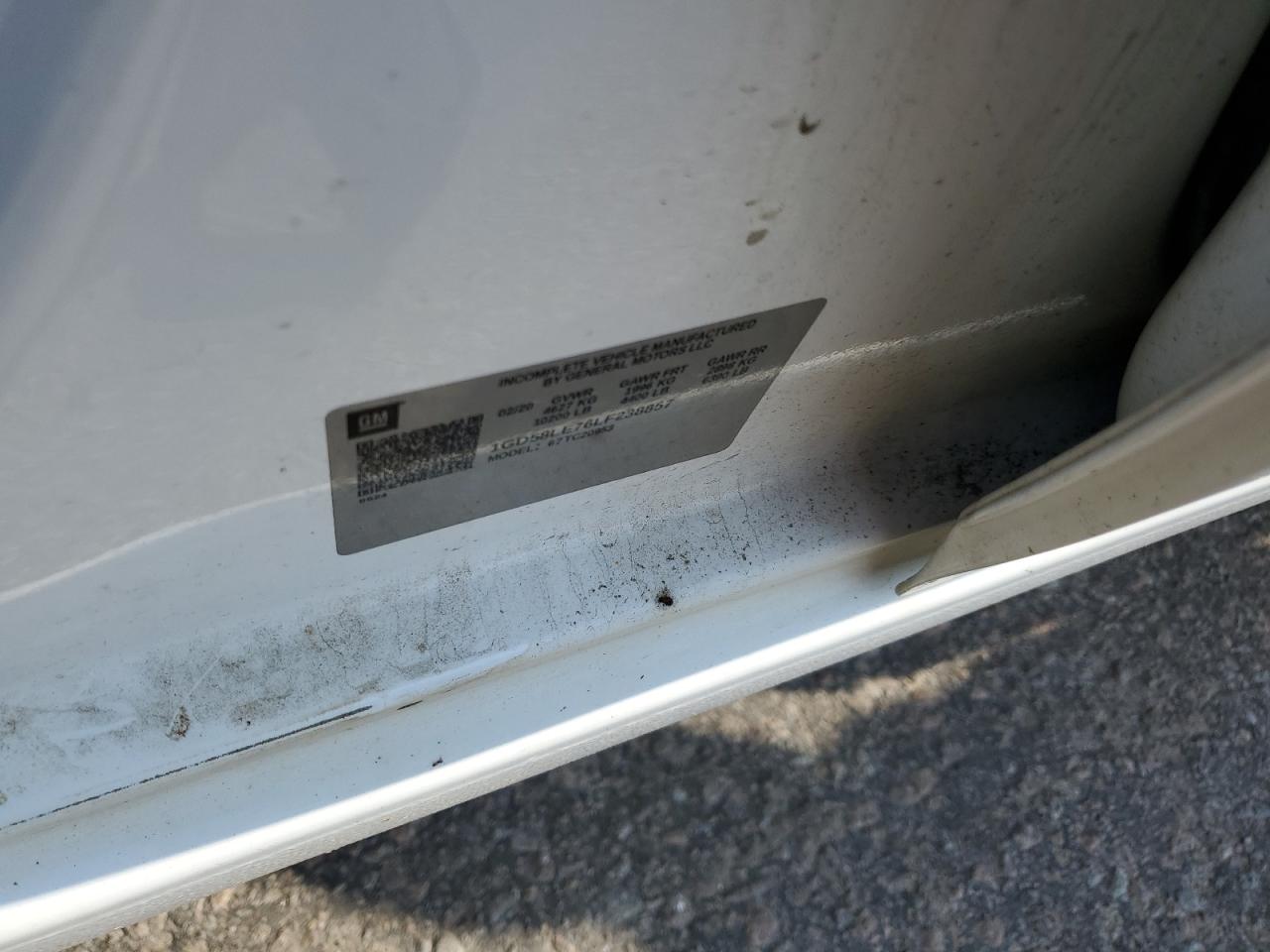 2020 GMC Sierra C2500 Heavy Duty VIN: 1GD58LE76LF238857 Lot: 81555565