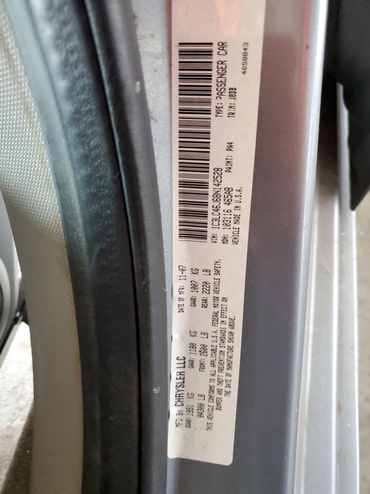 2008 Chrysler Sebring Lx VIN: 1C3LC46J68N142528 Lot: 71556635