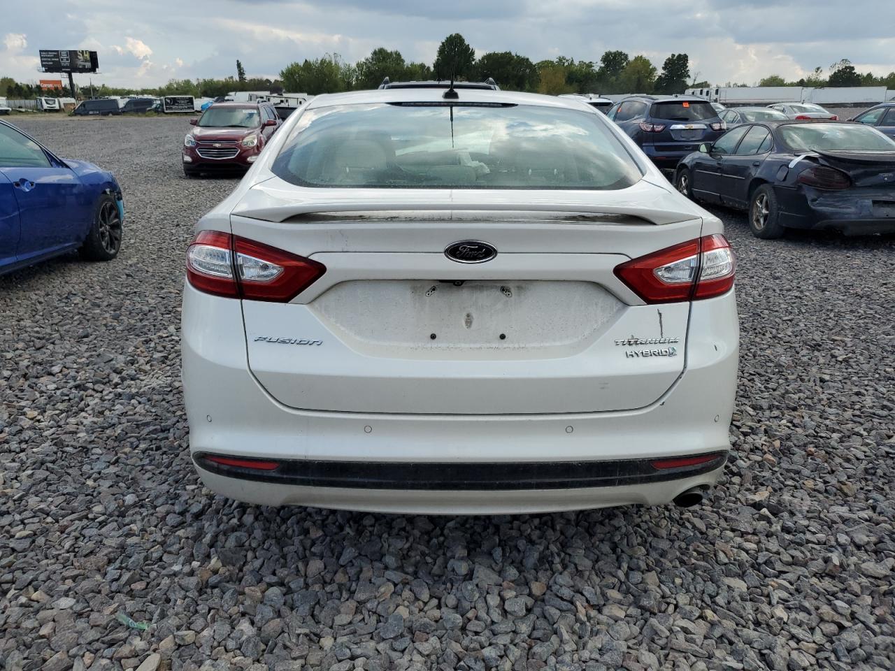 2014 Ford Fusion Titanium Hev VIN: 3FA6P0RU7ER224357 Lot: 83768155