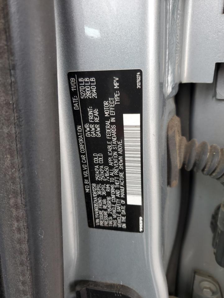 2010 Volvo Xc70 3.2 VIN: YV4960BZXA1081258 Lot: 80584945