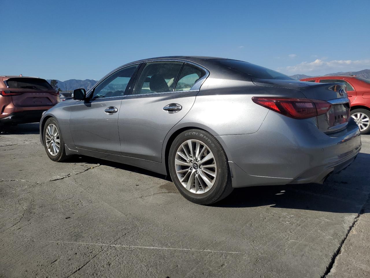 2021 Infiniti Q50 Luxe grey null gas JN1EV7BP1MM704073 photo #3