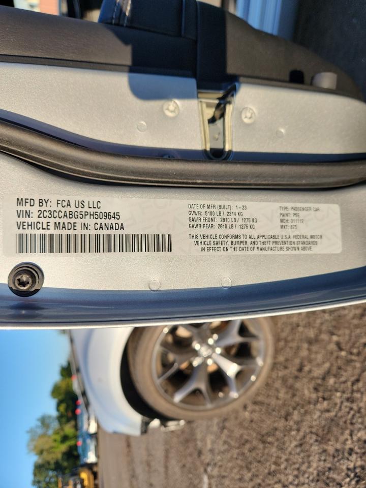 2023 Chrysler 300 S VIN: 2C3CCABG5PH509645 Lot: 70643605