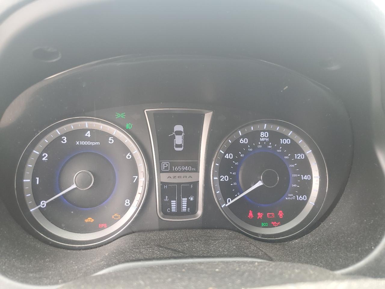 2012 Hyundai Azera Gls VIN: KMHFH4JG7CA014039 Lot: 71280805