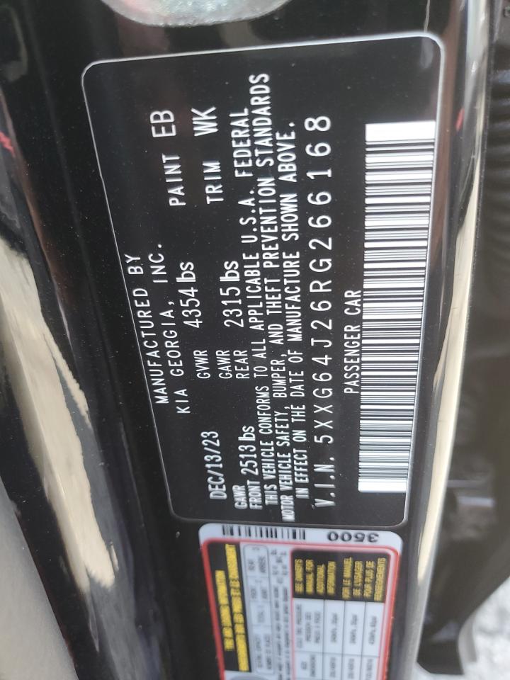 2024 Kia K5 Gt Line VIN: 5XXG64J26RG266168 Lot: 81041295