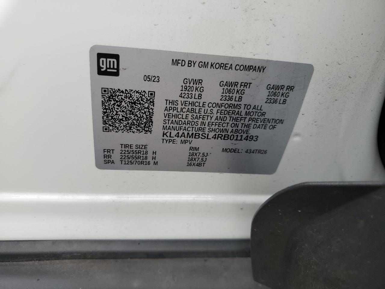 2024 Buick Encore Gx Preferred VIN: KL4AMBSL4RB011493 Lot: 81776215