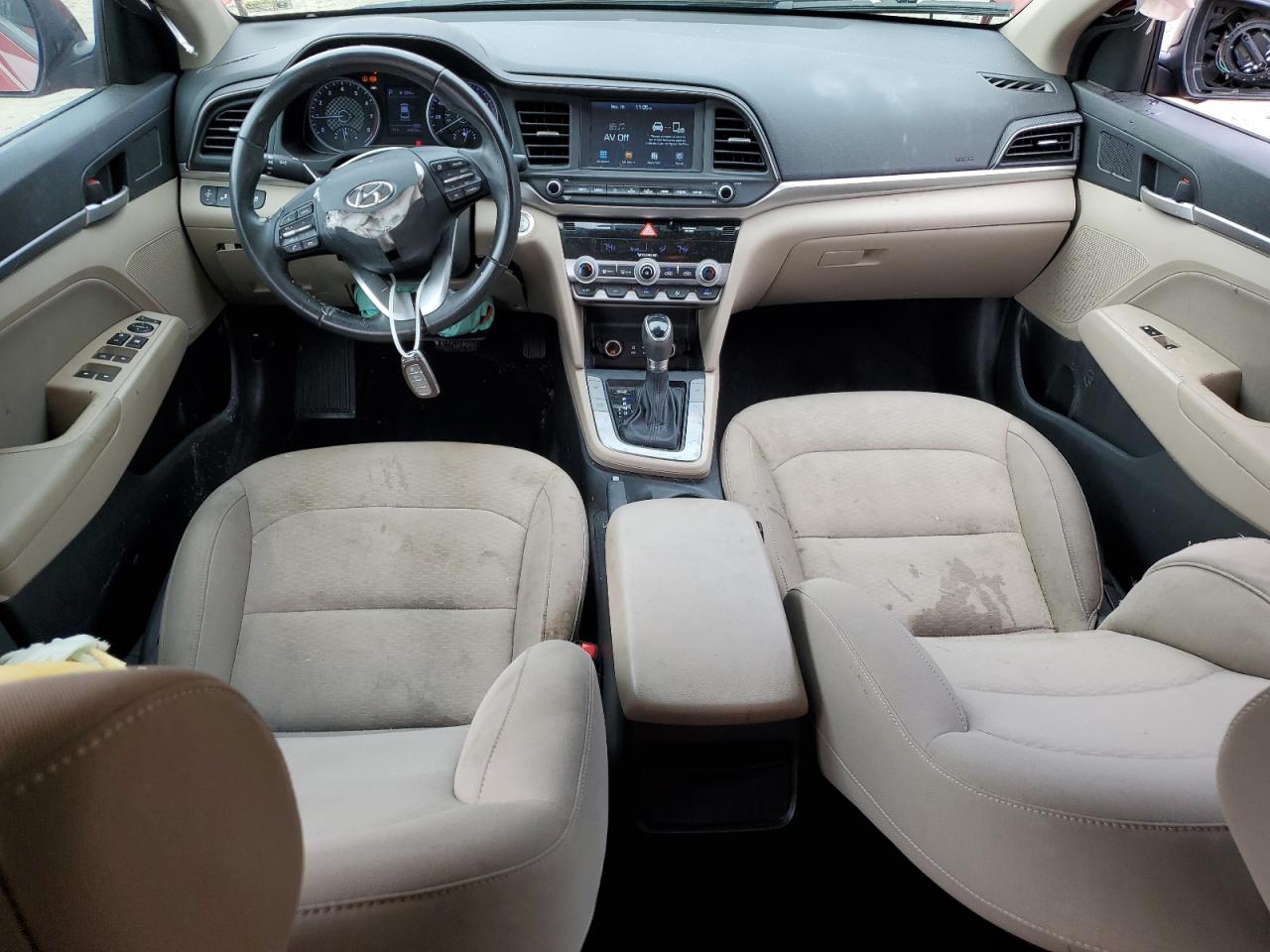 2019 Hyundai Elantra Sel VIN: KMHD84LF6KU782412 Lot: 80955115