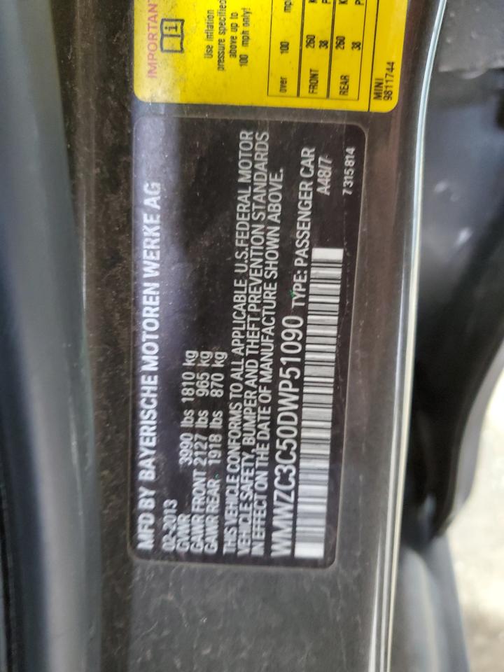 2013 Mini Cooper S Countryman VIN: WMWZC3C50DWP51090 Lot: 71300185