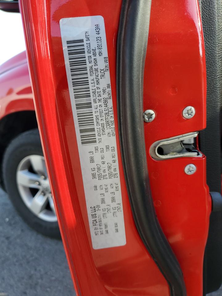 2020 Ram 1500 Classic Tradesman VIN: 1C6RR7FG9LS144902 Lot: 81635745