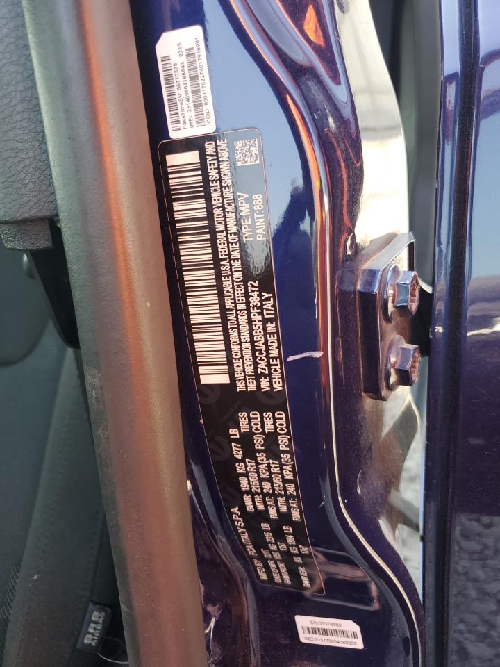 2017 Jeep Renegade VIN: ZACCJABB5HPF38472 Lot: 81246765