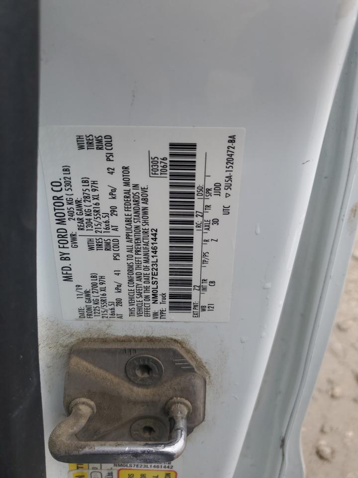 2020 Ford Transit Connect Xl VIN: NM0LS7E23L1461442 Lot: 86410845