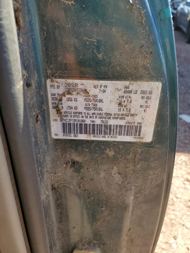 1995 Dodge Ram 1500 VIN: 3B7HC13Y1SM101064 Lot: 84796565