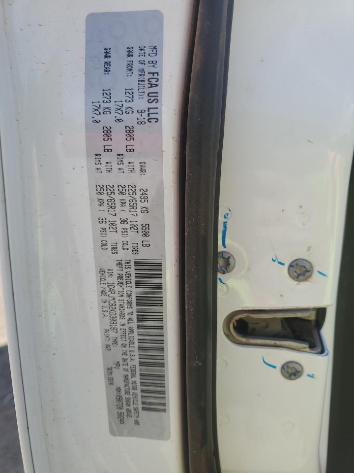 2019 Jeep Cherokee Latitude VIN: 1C4PJMCB2KD309187 Lot: 84562145