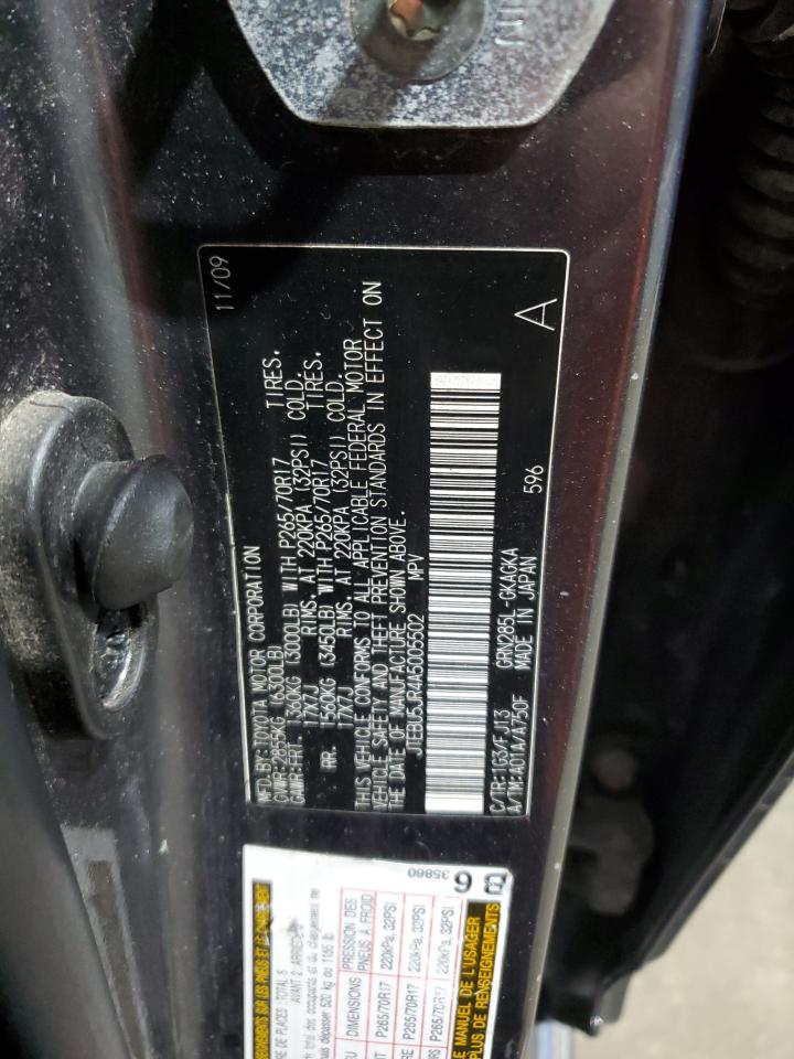 2010 Toyota 4Runner Sr5 VIN: JTEBU5JR4A5005502 Lot: 71167135
