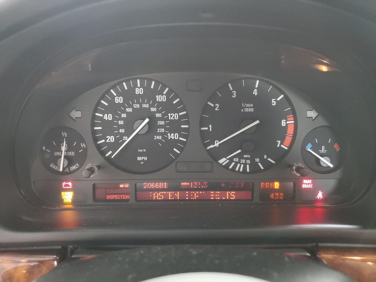 2001 BMW 540 I Automatic VIN: WBADN63451GM73516 Lot: 81859085