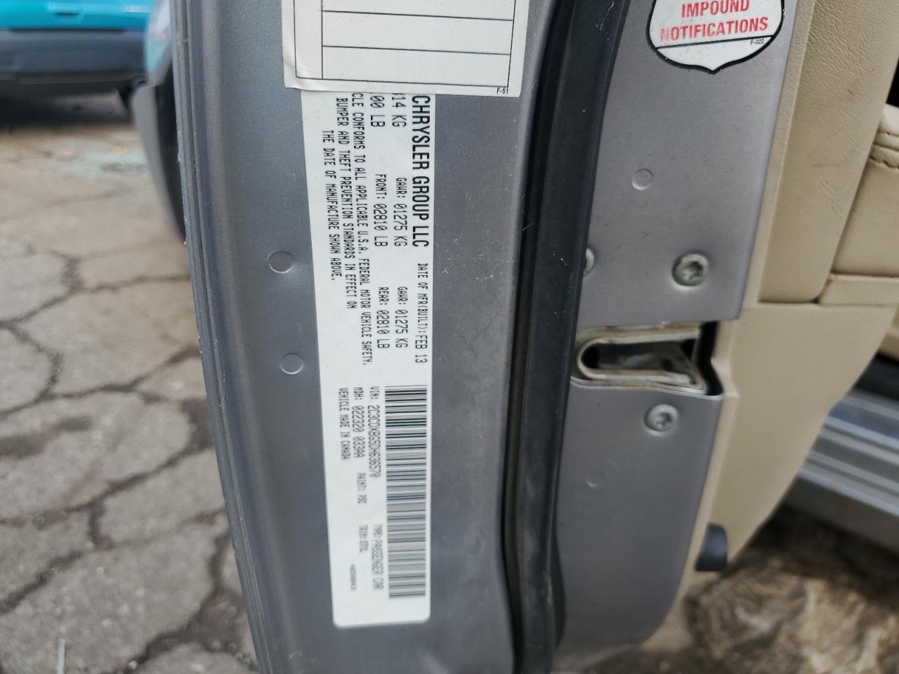 2013 Dodge Charger Se VIN: 2C3CDXBG5DH636570 Lot: 81707225