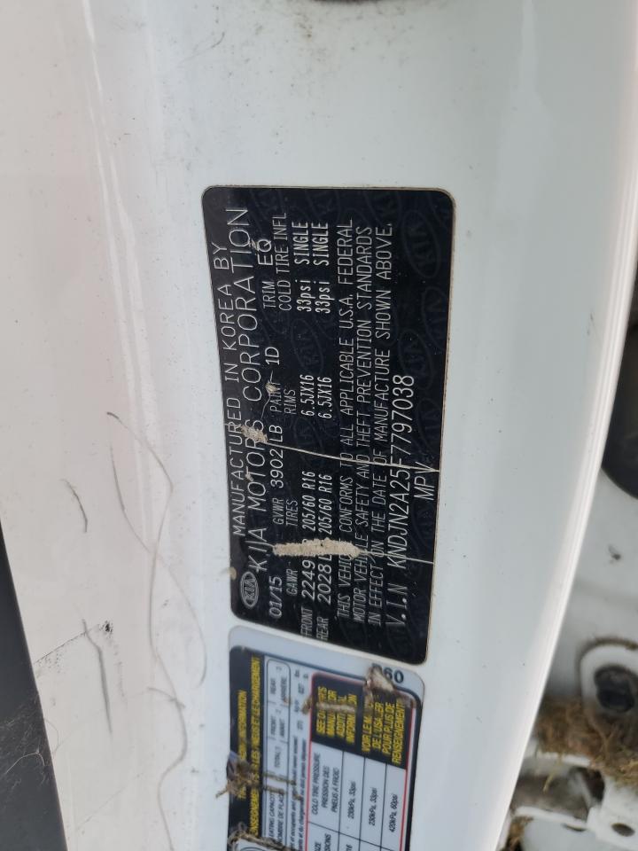 2015 Kia Soul VIN: KNDJN2A25F7797038 Lot: 81107655