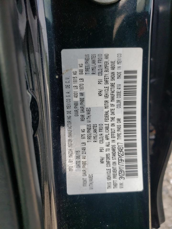 2015 Mazda 3 Touring VIN: 3MZBM1V79FM234617 Lot: 72072765