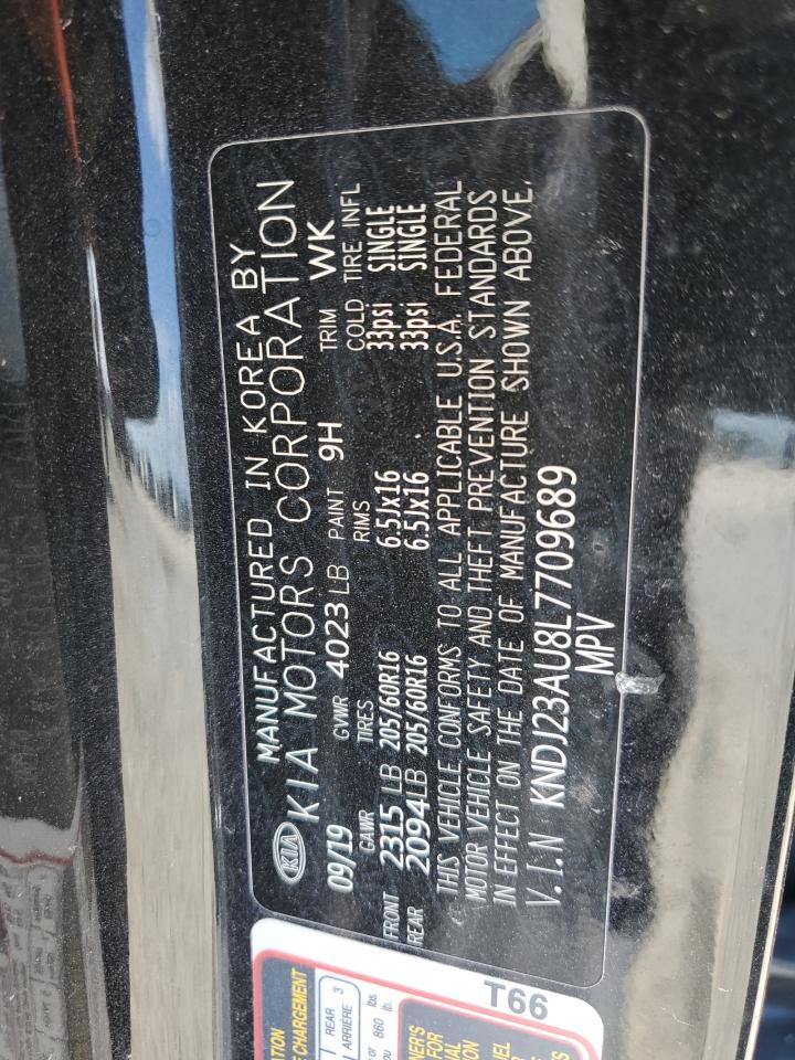 2020 Kia Soul Lx VIN: KNDJ23AU8L7709689 Lot: 71123145