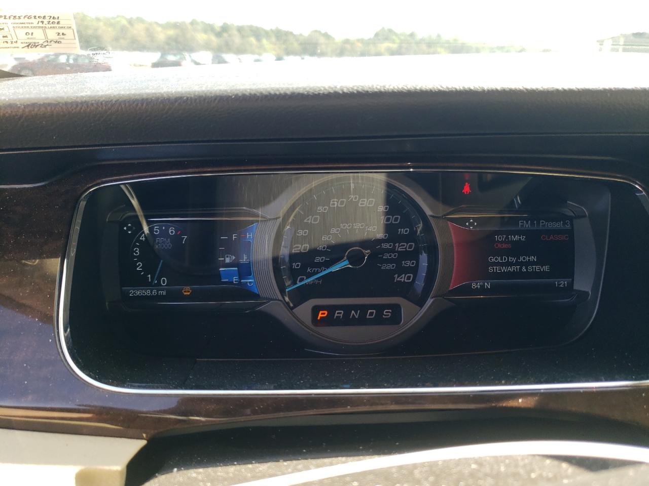 2015 Ford Taurus Limited VIN: 1FAHP2F85FG208761 Lot: 81476175