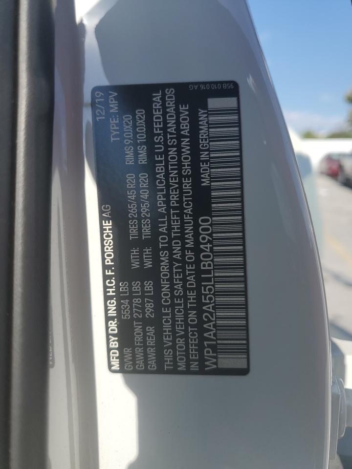 2020 Porsche Macan VIN: WP1AA2A55LLB04900 Lot: 84424095