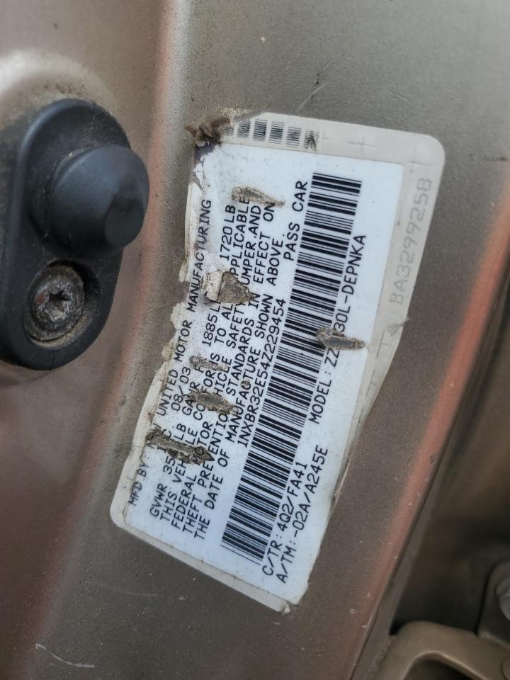 2004 Toyota Corolla Ce VIN: 1NXBR32E54Z229454 Lot: 80797345