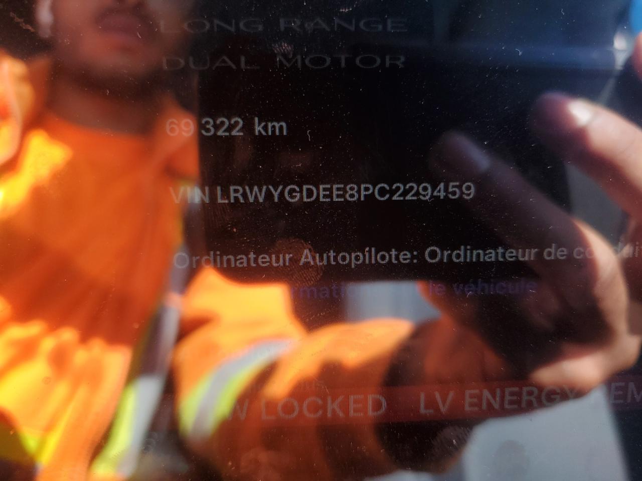 2023 Tesla Model Y VIN: LRWYGDEE8PC229459 Lot: 71490895