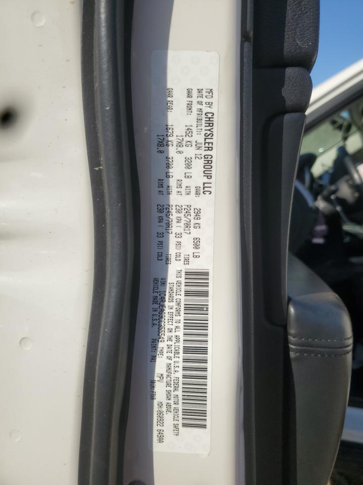 2012 Jeep Grand Cherokee Laredo VIN: 1C4RJEAG3CC355549 Lot: 84391105