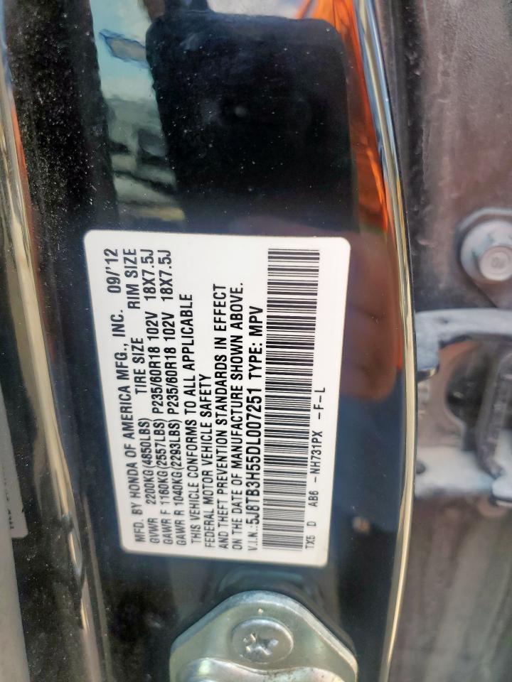 2013 Acura Rdx Technology VIN: 5J8TB3H55DL007251 Lot: 81327815