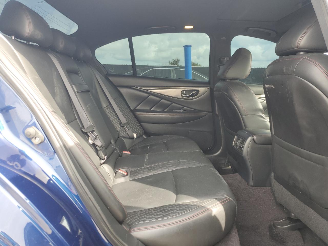 2019 Infiniti Q50 Red Sport 400 VIN: JN1FV7AP0KM760265 Lot: 71615365