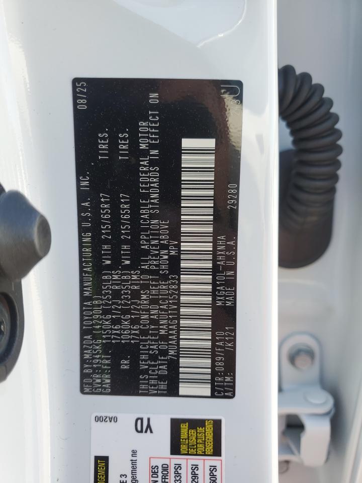 2026 Toyota Corolla Cr VIN: 7MUAAAAG1TV152833 Lot: 81934525