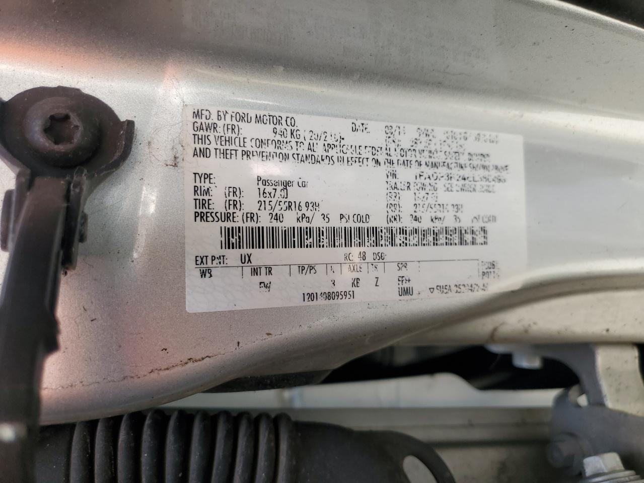 2014 Ford Focus Se VIN: 1FADP3K24EL380498 Lot: 81134315