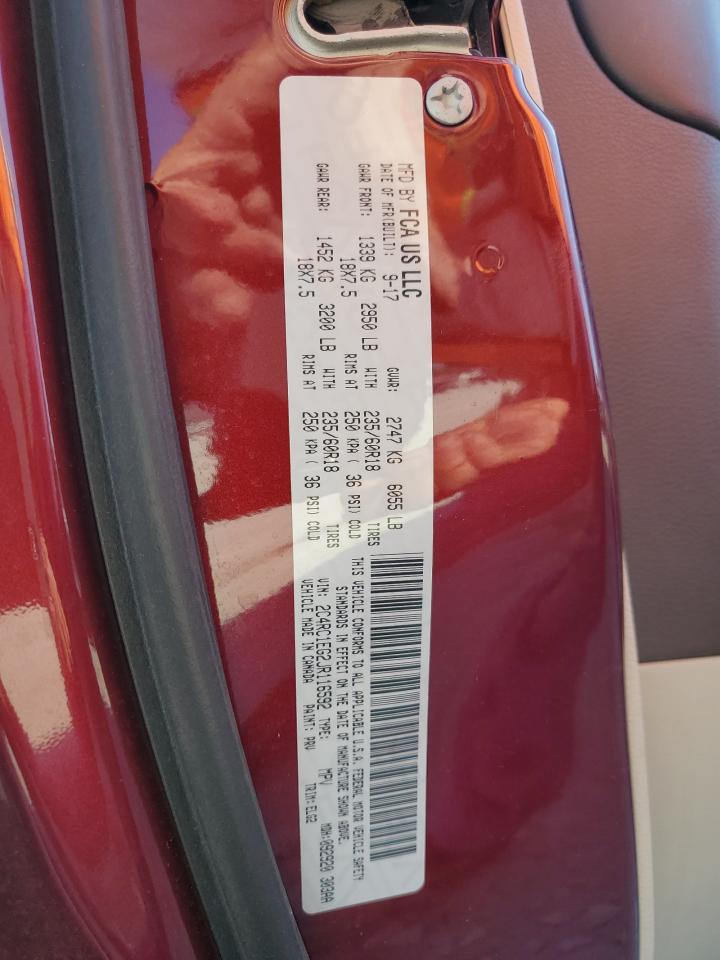 2018 Chrysler Pacifica Touring L Plus VIN: 2C4RC1EG2JR116592 Lot: 81035115