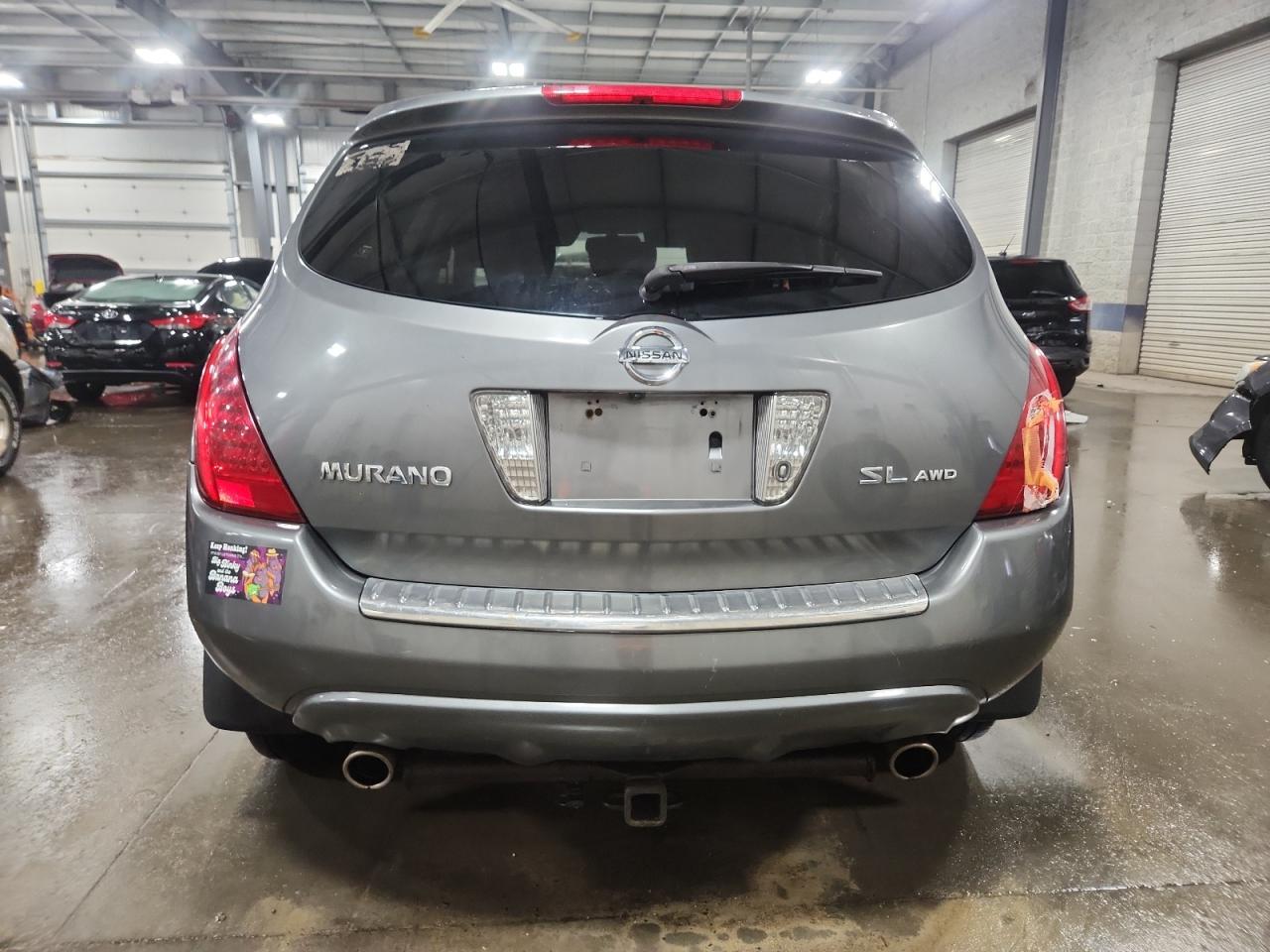 2007 Nissan Murano Sl VIN: JN8AZ08W07W660070 Lot: 80016875