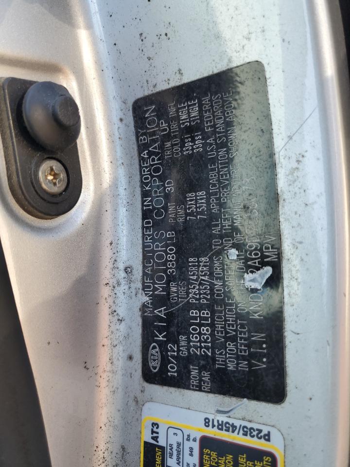 2013 Kia Soul + VIN: KNDJT2A69D7536078 Lot: 81331445