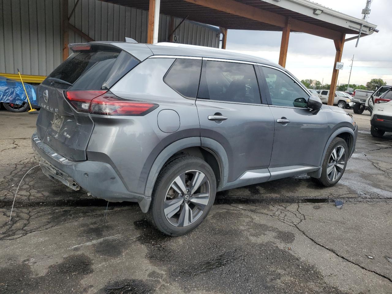 2021 Nissan Rogue Sl grey null gas 5N1AT3CB3MC763883 photo #4