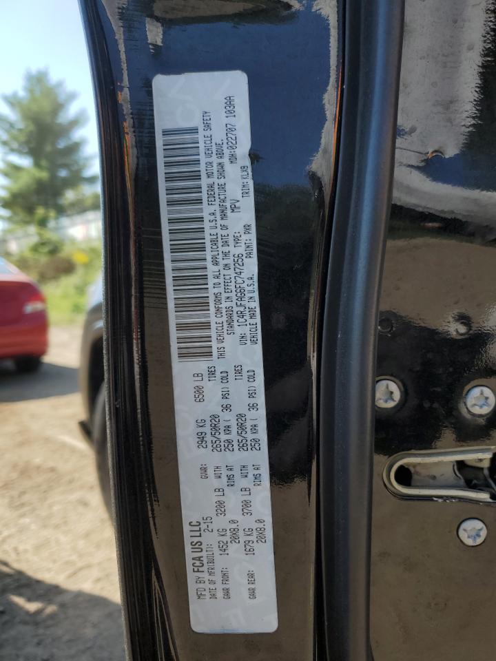 2015 Jeep Grand Cherokee Laredo VIN: 1C4RJFAG6FC747256 Lot: 80411975