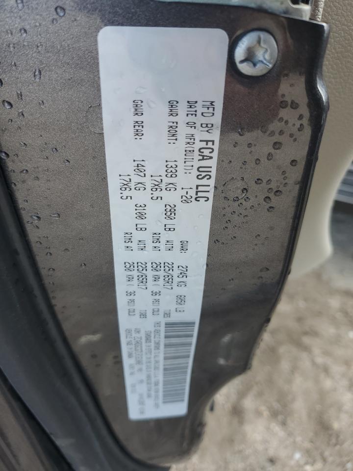 2020 Dodge Grand Caravan Sxt VIN: 2C4RDGCG7LR161002 Lot: 81794505