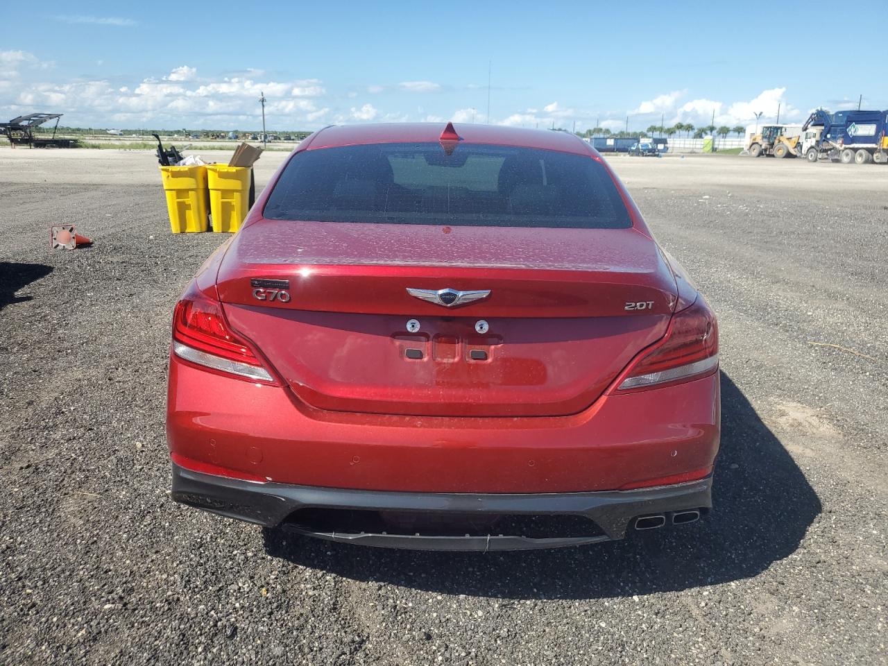 2021 Genesis G70 Elite VIN: KMTG34LA1MU077039 Lot: 81381885