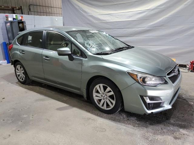  SUBARU IMPREZA 2016 Зеленый