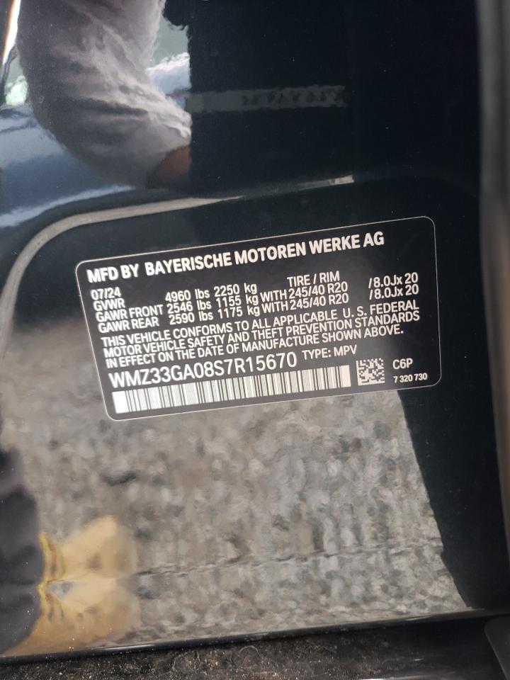 2025 Mini Countryman Jcw All4 VIN: WMZ33GA08S7R15670 Lot: 72086125