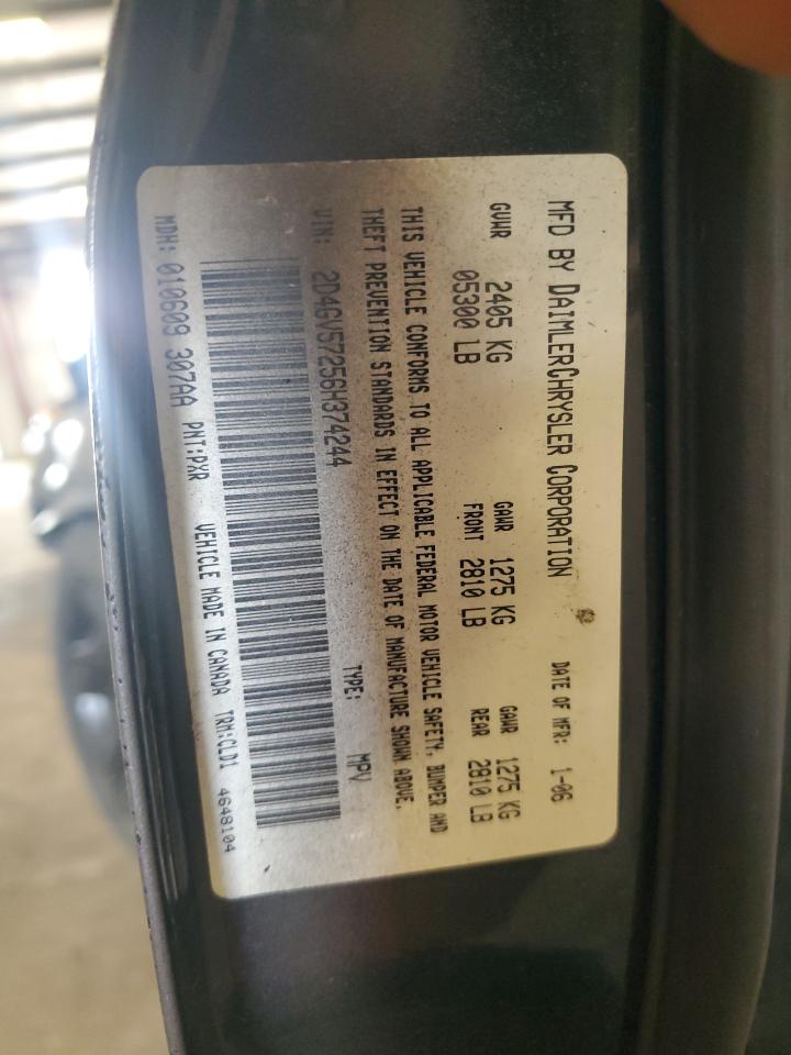 2006 Dodge Magnum R/T VIN: 2D4GV57256H374244 Lot: 81779635