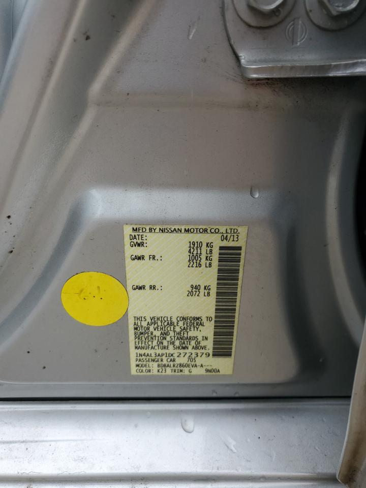 2013 Nissan Altima 2.5 VIN: 1N4AL3AP1DC272379 Lot: 83959815