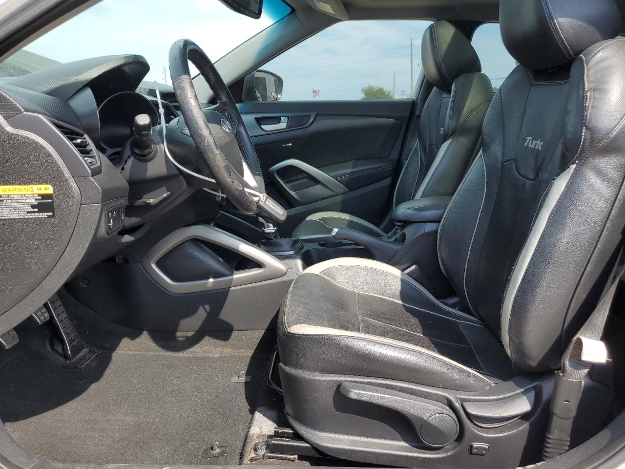 2013 Hyundai Veloster Turbo VIN: KMHTC6AE2DU101116 Lot: 81190935