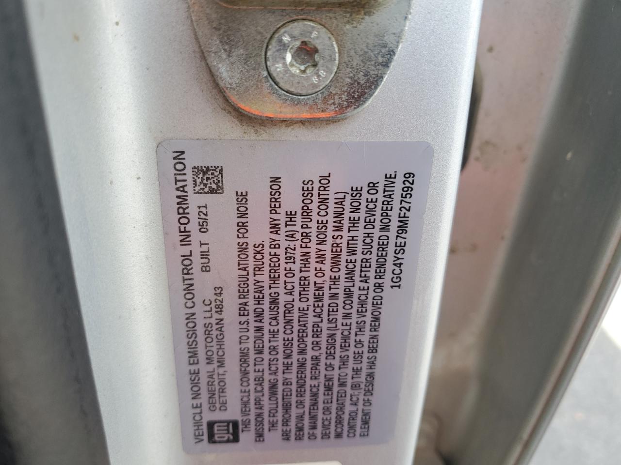 2021 Chevrolet Silverado K3500 VIN: 1GC4YSE79MF275929 Lot: 71873365