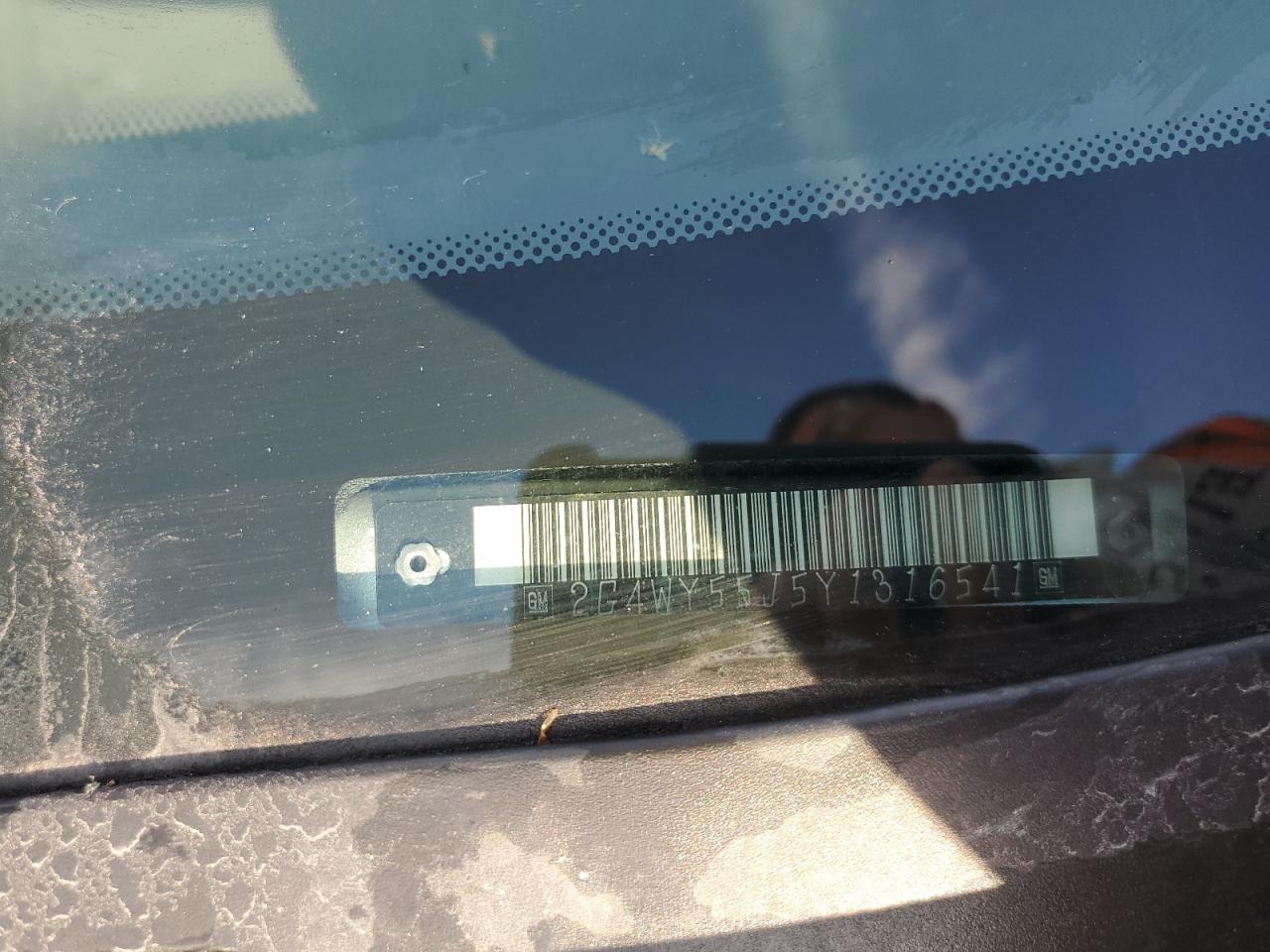 2000 Buick Century Limited VIN: 2G4WY55J5Y1316541 Lot: 84170885