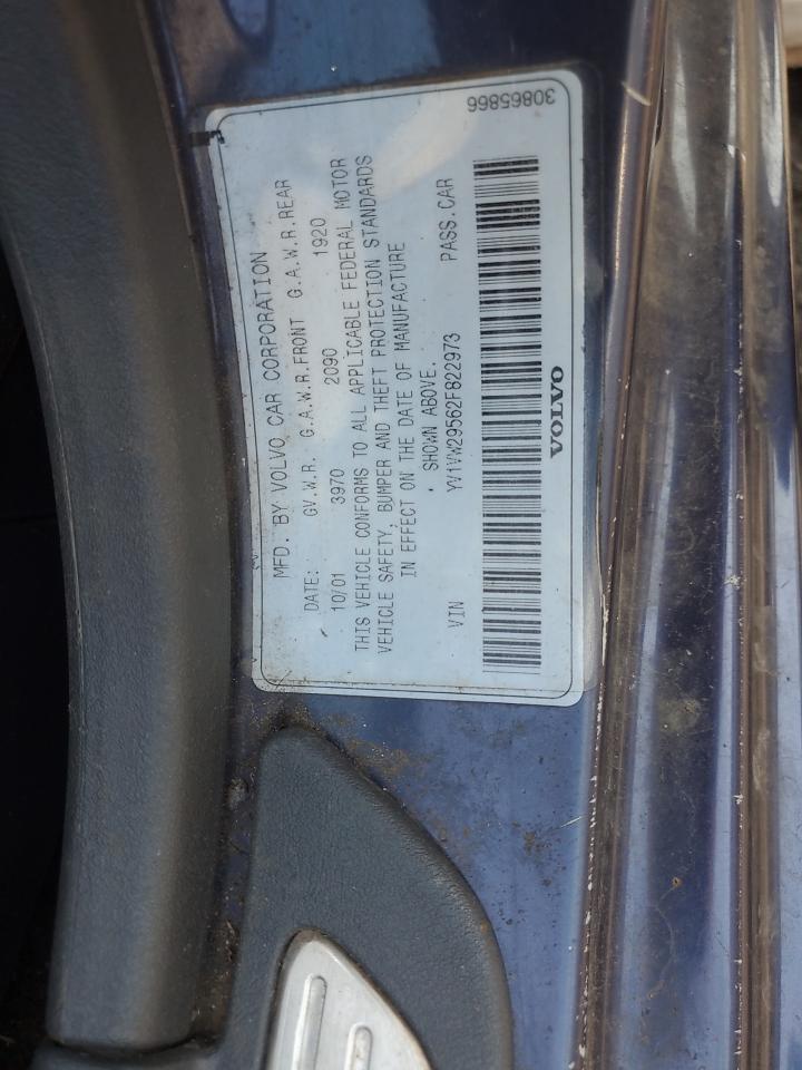 2002 Volvo V40 1.9T VIN: YV1VW29562F822973 Lot: 81159405