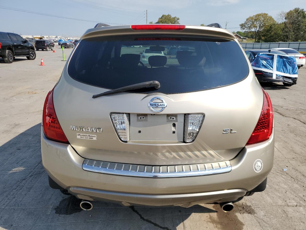 2007 Nissan Murano Sl VIN: JN8AZ08T17W528716 Lot: 80921575