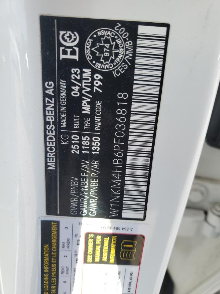 2023 Mercedes-Benz Glc 300 4Matic VIN: W1NKM4HB6PF036818 Lot: 70532175