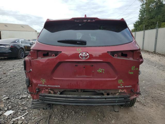  TOYOTA HIGHLANDER 2022 Красный