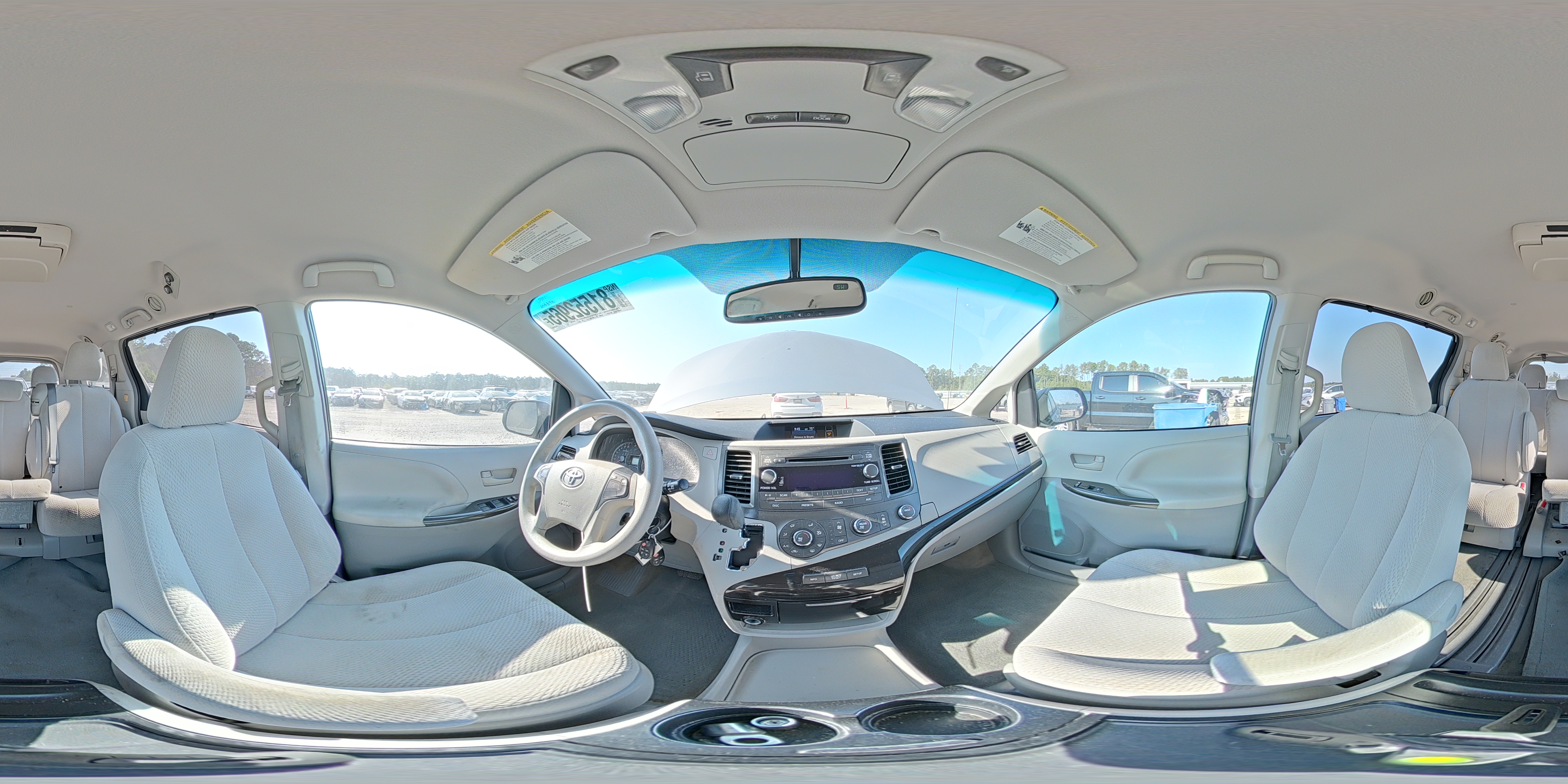 2012 Toyota Sienna Le VIN: 5TDKK3DC9CS255921 Lot: 81552965